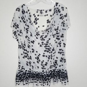 Lane Bryant Tops - Lane Bryant Sheer blouse w/tank Lane Bryant Tops - Lane Bryant Sheer blouse w/tank